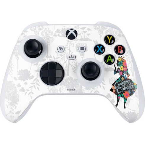Disney Alice in Wonderland (animated) Silhouette Curiouser and Curiouser Xbox Series S Controller Skin